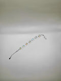 FIRE OPAL AND CLEAR QUARTZ BRACELET