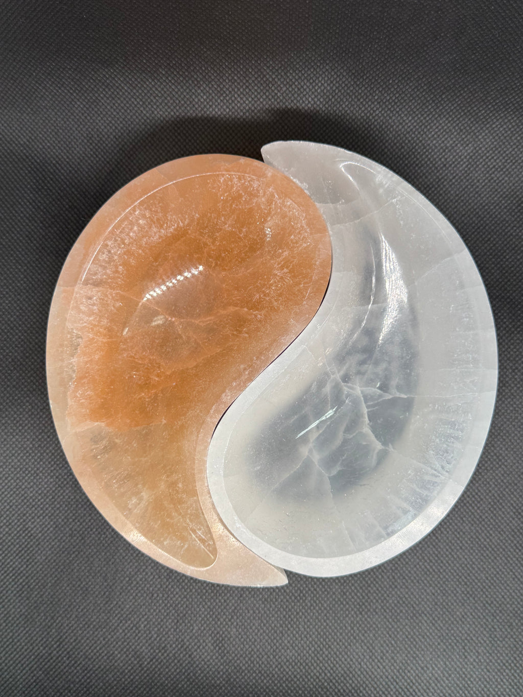 Ying Yang Selenite Bowls