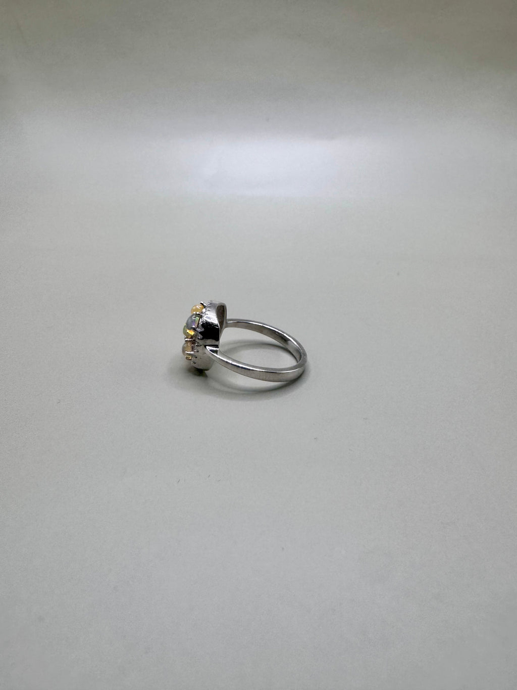 FIRE OPAL AND BLUE SAPPHIRE SET