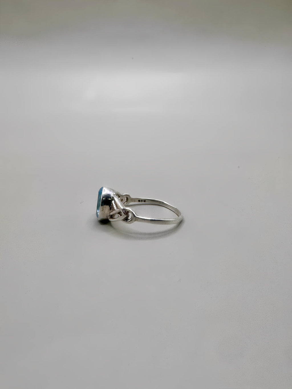 BLUE TOPAZ OVAL RING