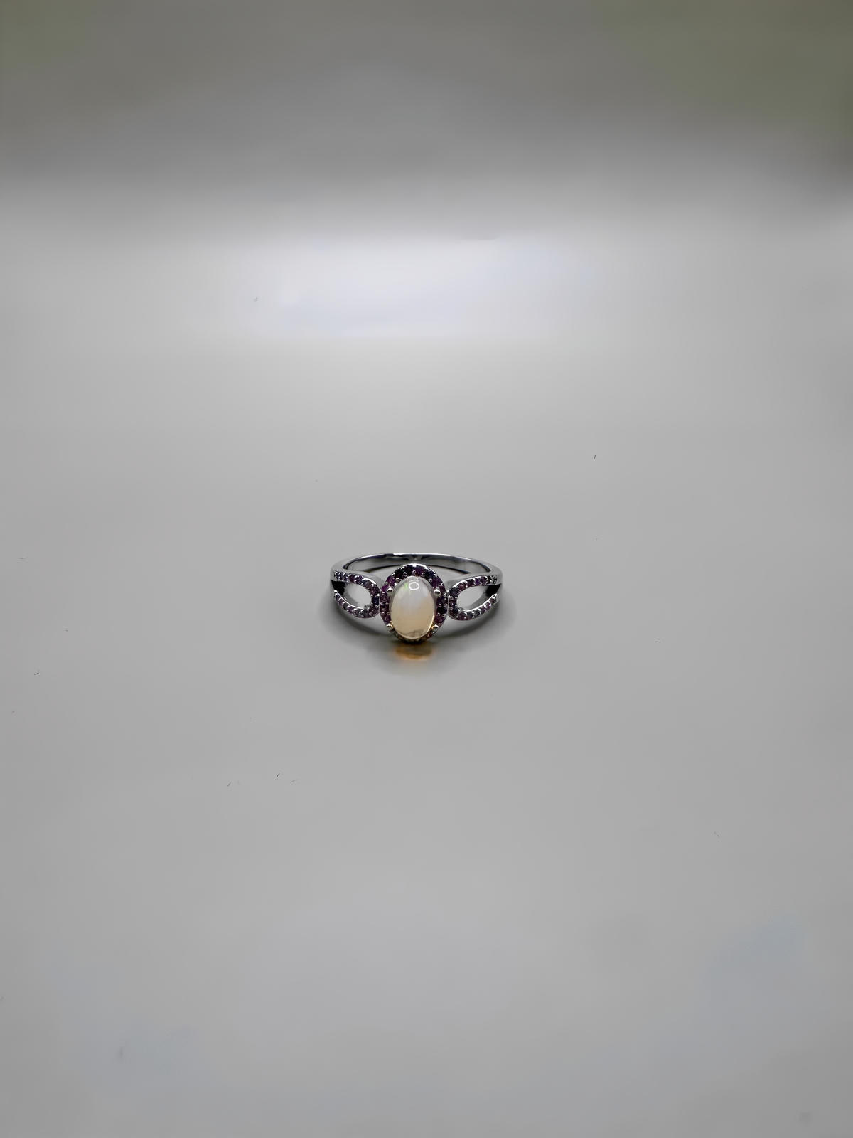 FIRE OPAL AND PINK SAPPHIRE SET