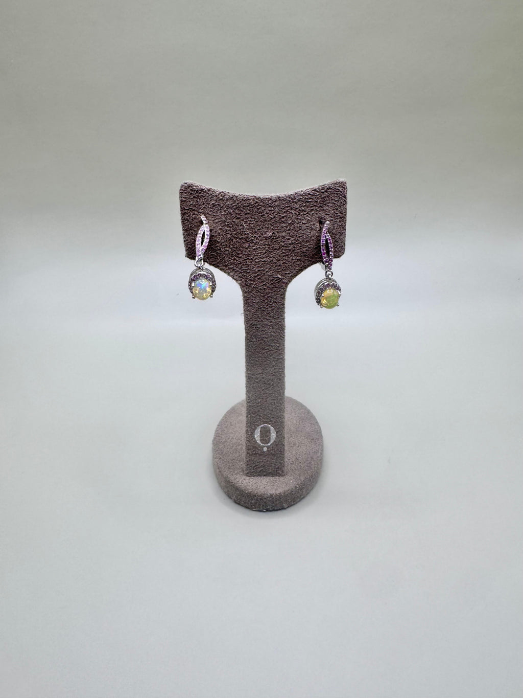 FIRE OPAL AND PINK SAPPHIRE SET