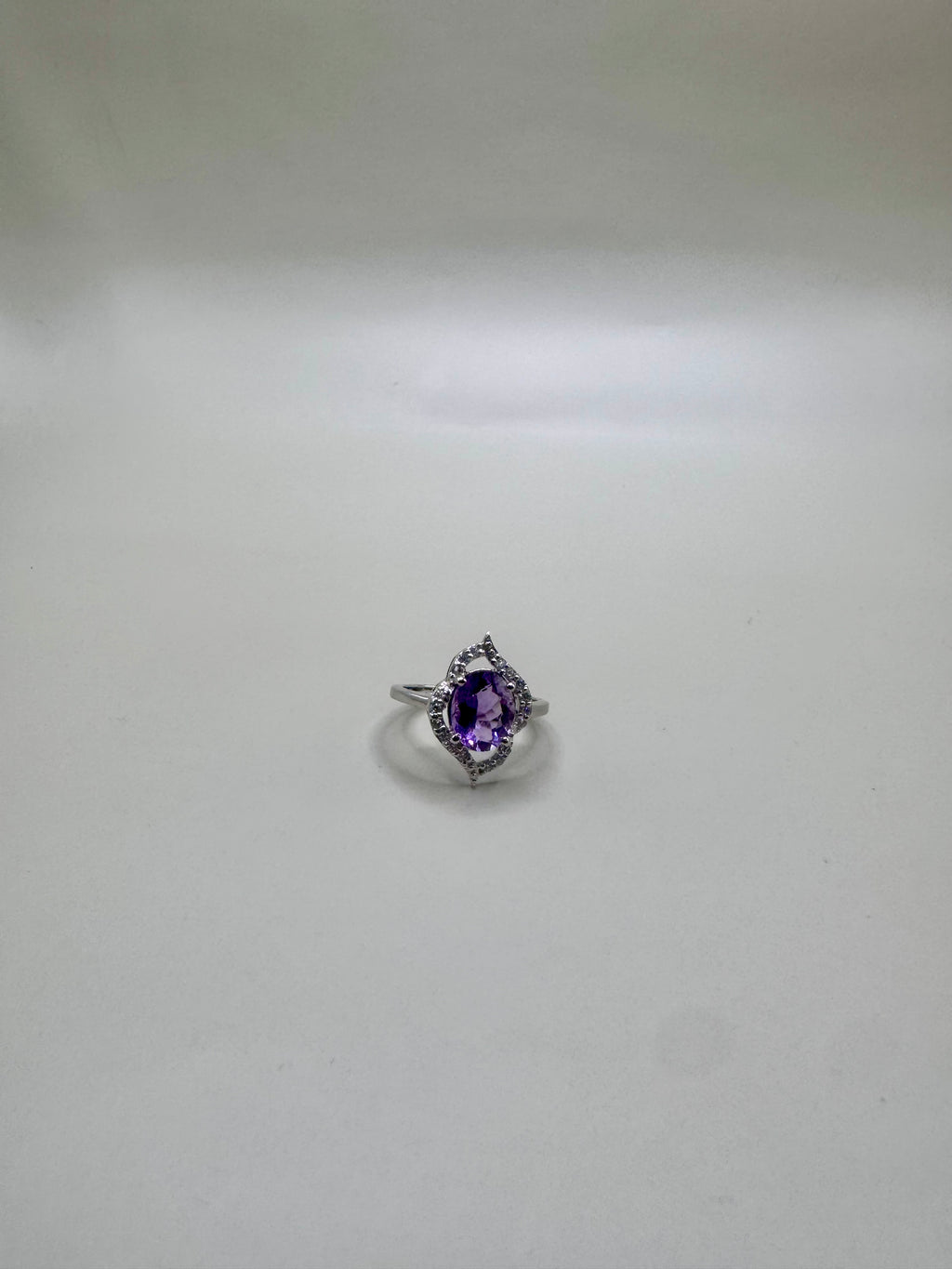 AMETHYST AND CLEAR QUARTZ SET