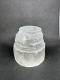 Selenite Candle Holder
