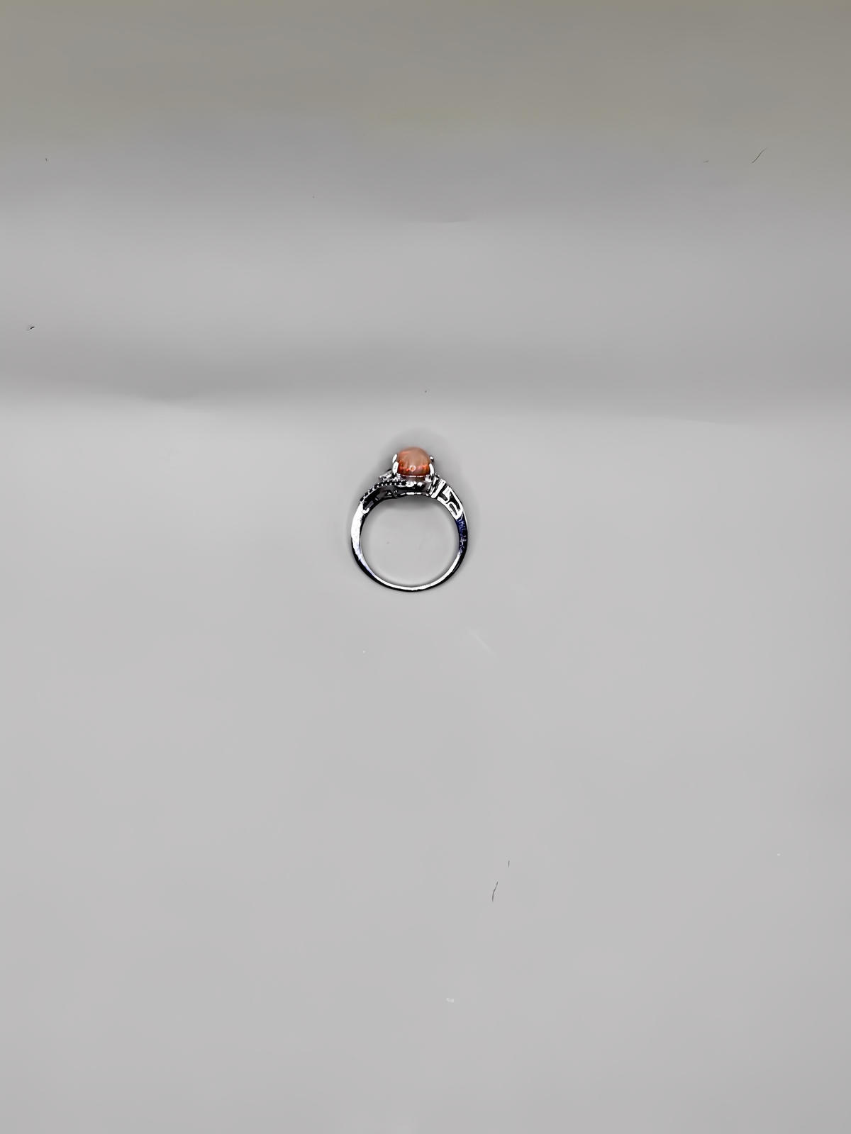 FIRE OPAL AND PINK SAPPHIRE SET