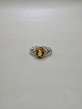 CITRINE OVAL RING