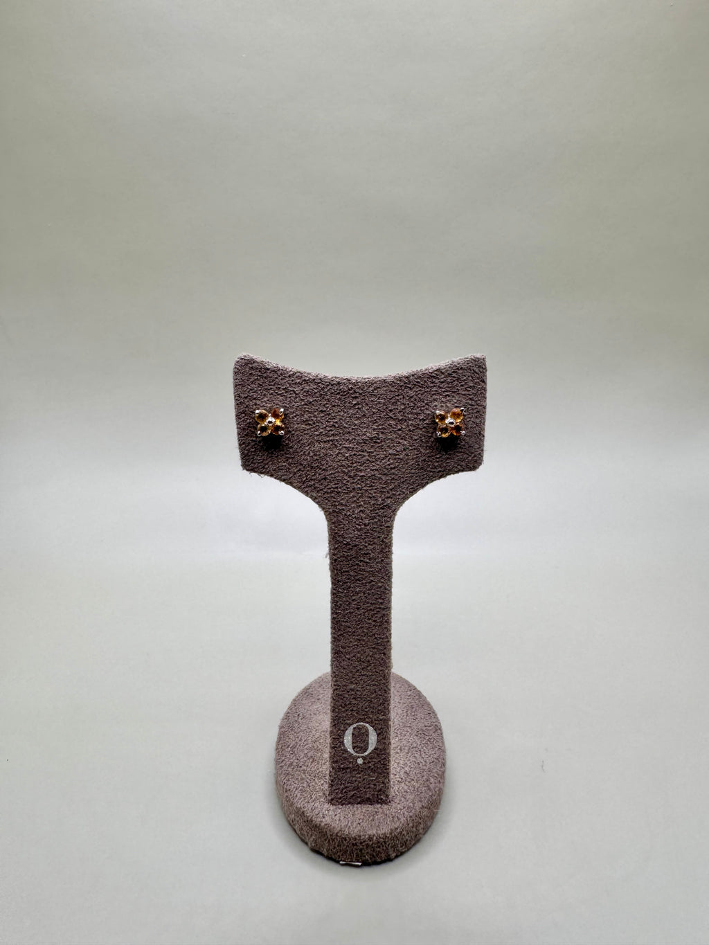 CITRINE FLOWER EARRINGS