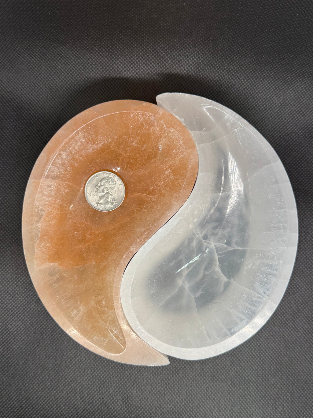 Ying Yang Selenite Bowls