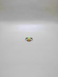 FIRE OPAL PEAR CUT AND DIAMONDS RING