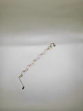 FIRE OPAL AND CLEAR QUARTZ BRACELET